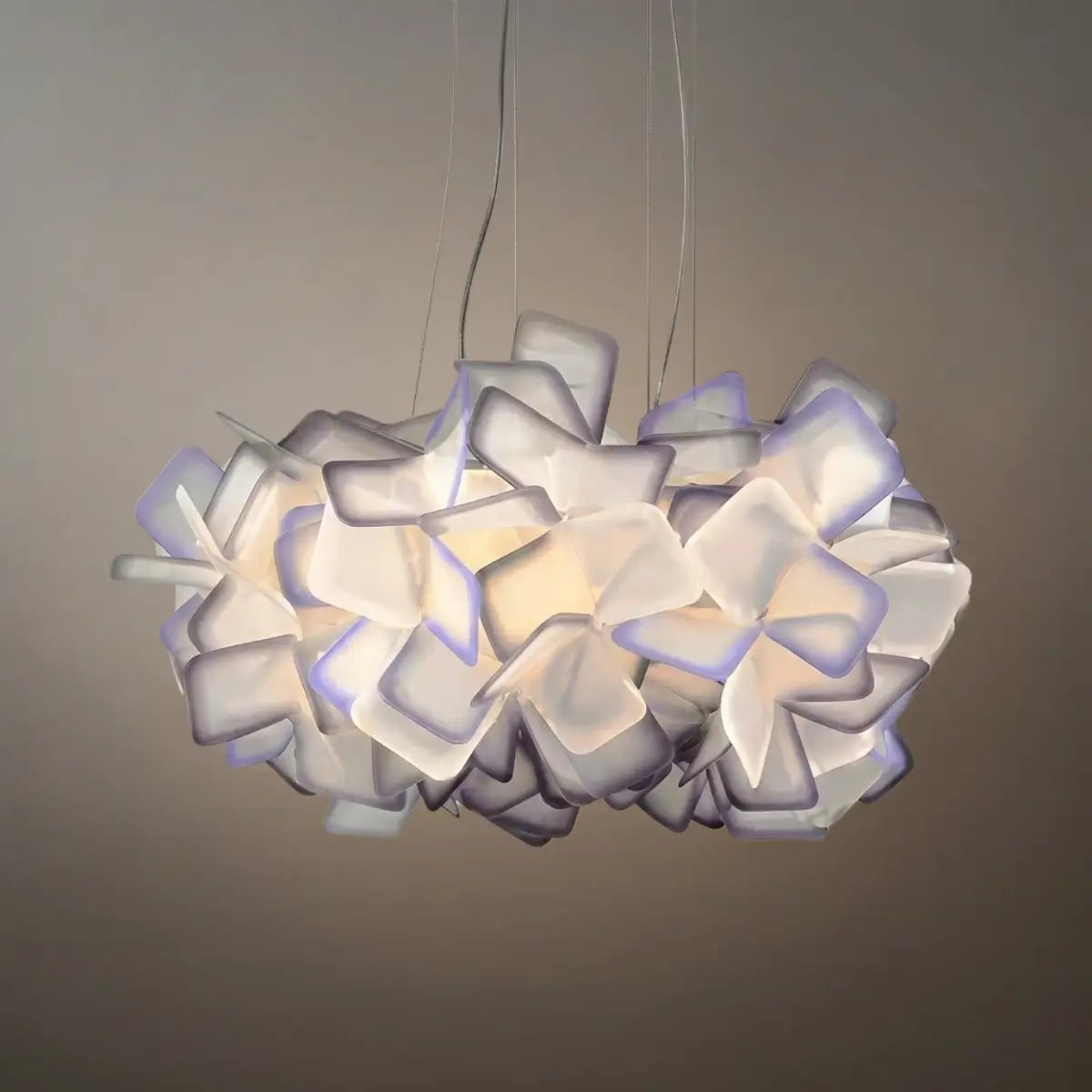 Lunara Art Deco Modern Multicolor Decorative Flower Acrylic Pendant Light